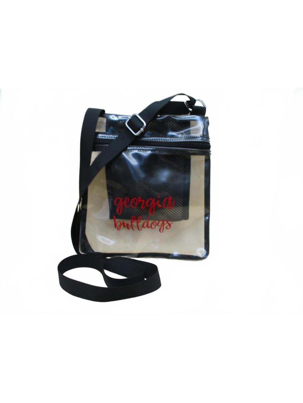 Georgia Bulldogs Clear Crossbody Bag Stadium Approved Purse